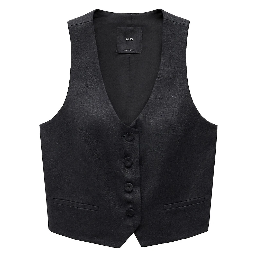 Linen Suiting Vest