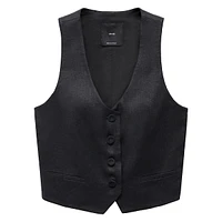 Linen Suiting Vest