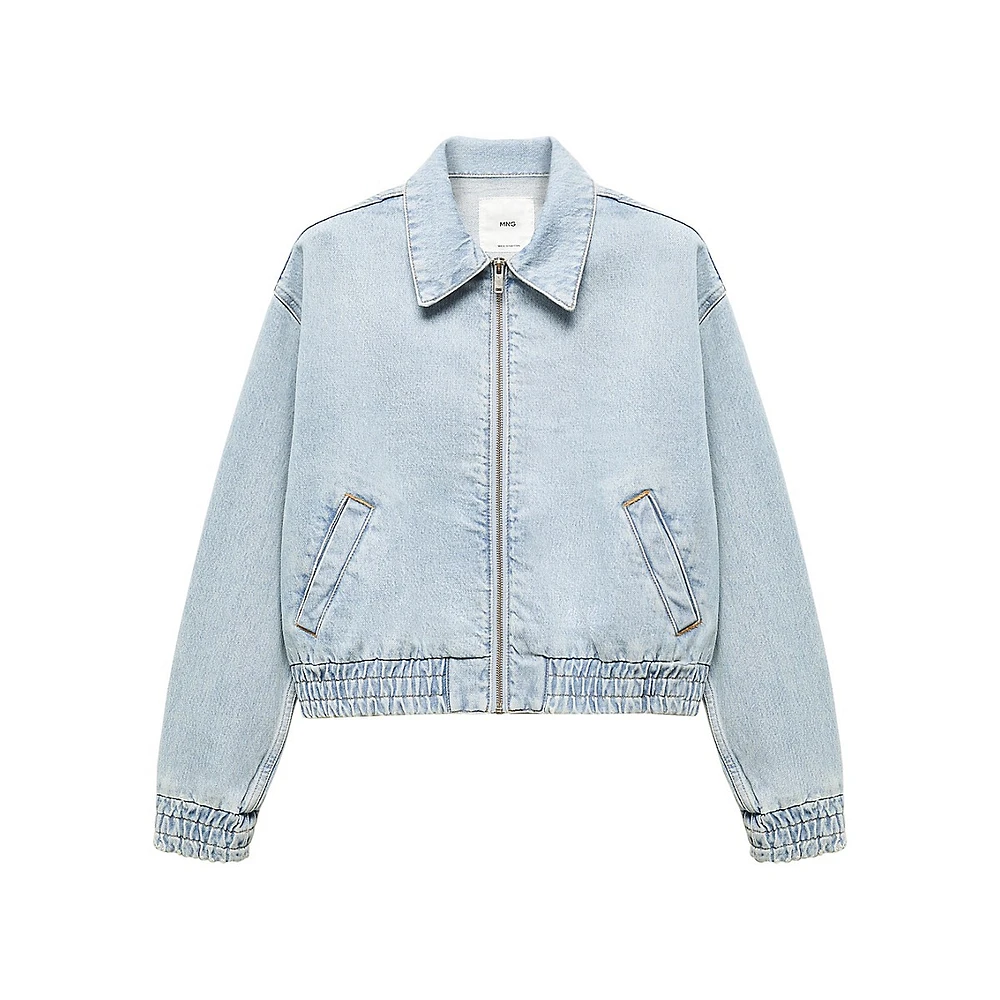 Blake Denim Bomber Jacket