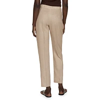 Tempoli Linen Straight-Leg Trousers