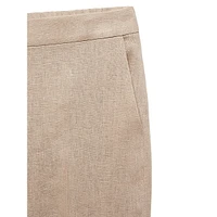 Tempoli Linen Straight-Leg Trousers