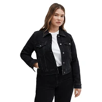 Vicky Cropped Denim Jacket