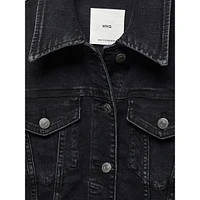 Vicky Cropped Denim Jacket