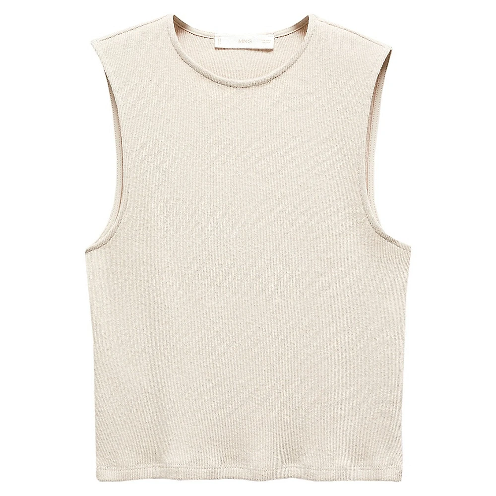 Knit-Textured Tank Top