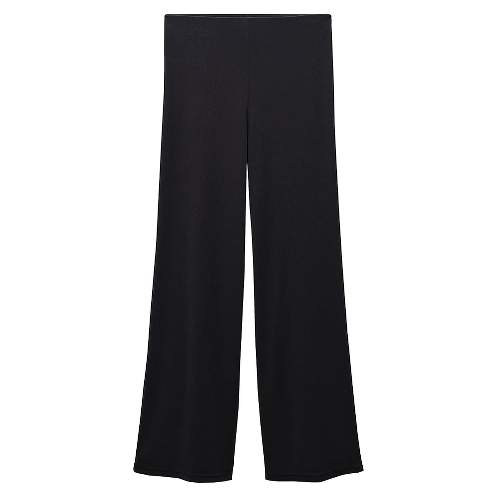 Belinda Smooth-Fit Wide-Leg Pull-On Pants