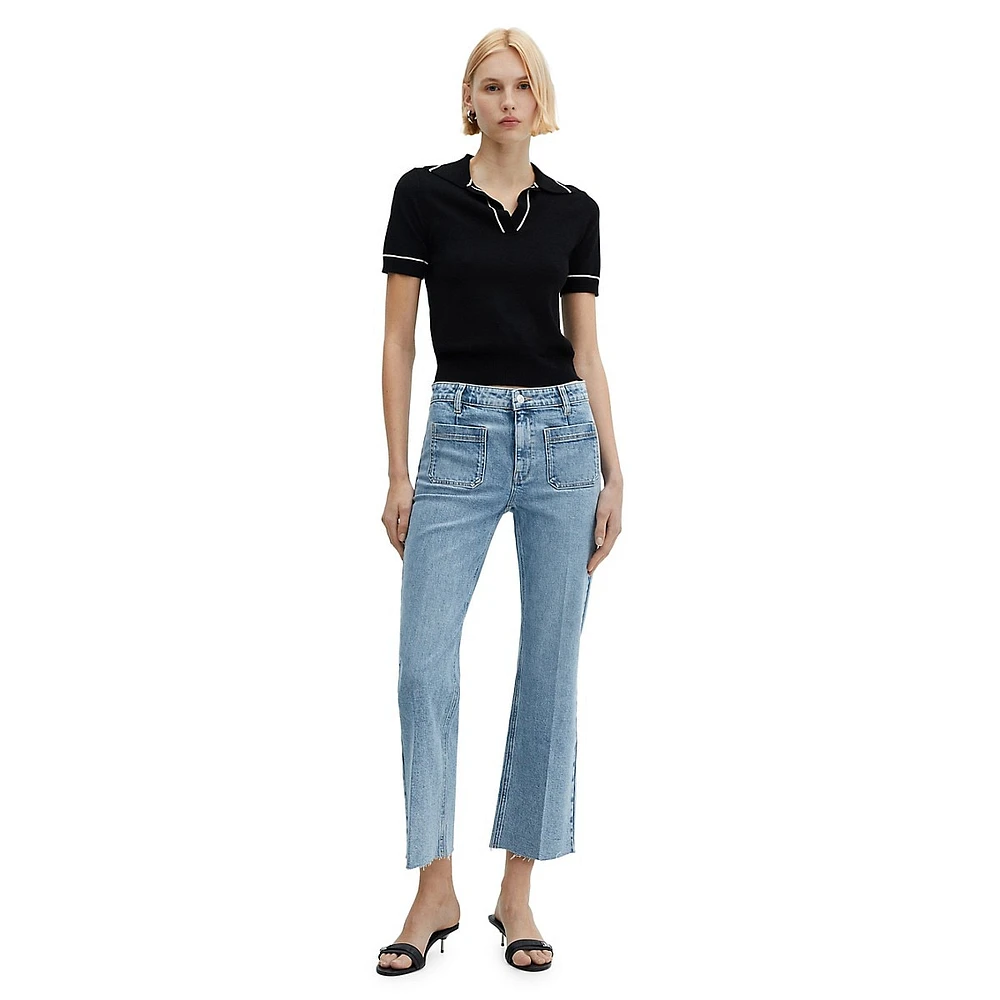 Alex Flared Cropped Jeans