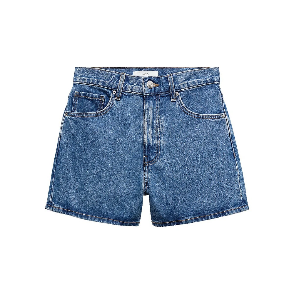 Zoe High-Rise Denim Shorts