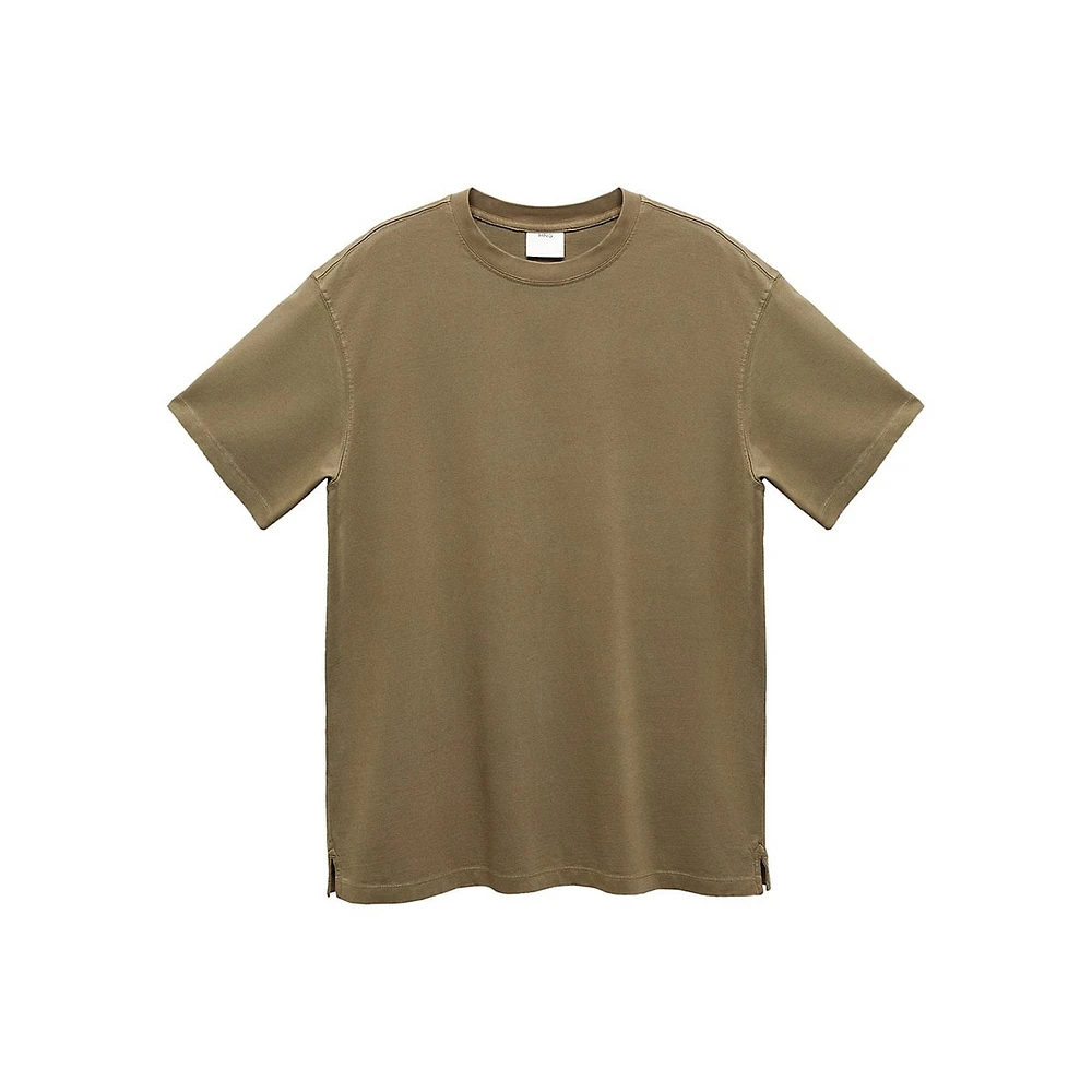 Camiseta Cotton Crewneck T-Shirt