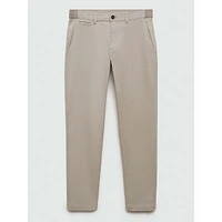 Prato Stretch-Cotton Tapered Cropped Trousers