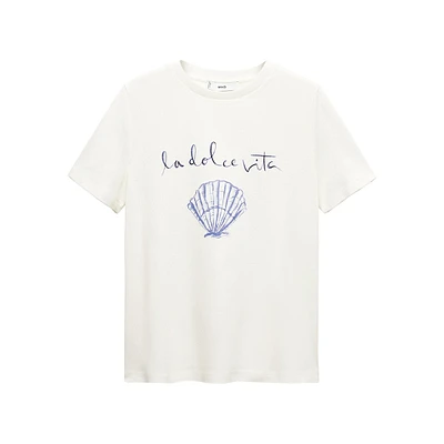 Rin La Dolce Vita Graphic Cotton T-Shirt