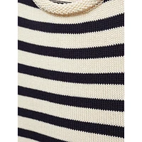 Eliot Sleeveless Striped Knit Top