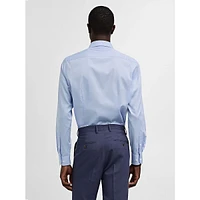 Luisiana Slim-Fit Micro-Print Twill Shirt