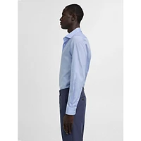 Luisiana Slim-Fit Micro-Print Twill Shirt