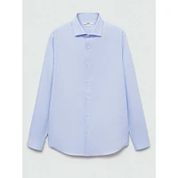 Luisiana Slim-Fit Micro-Print Twill Shirt