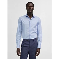 Luisiana Slim-Fit Micro-Print Twill Shirt