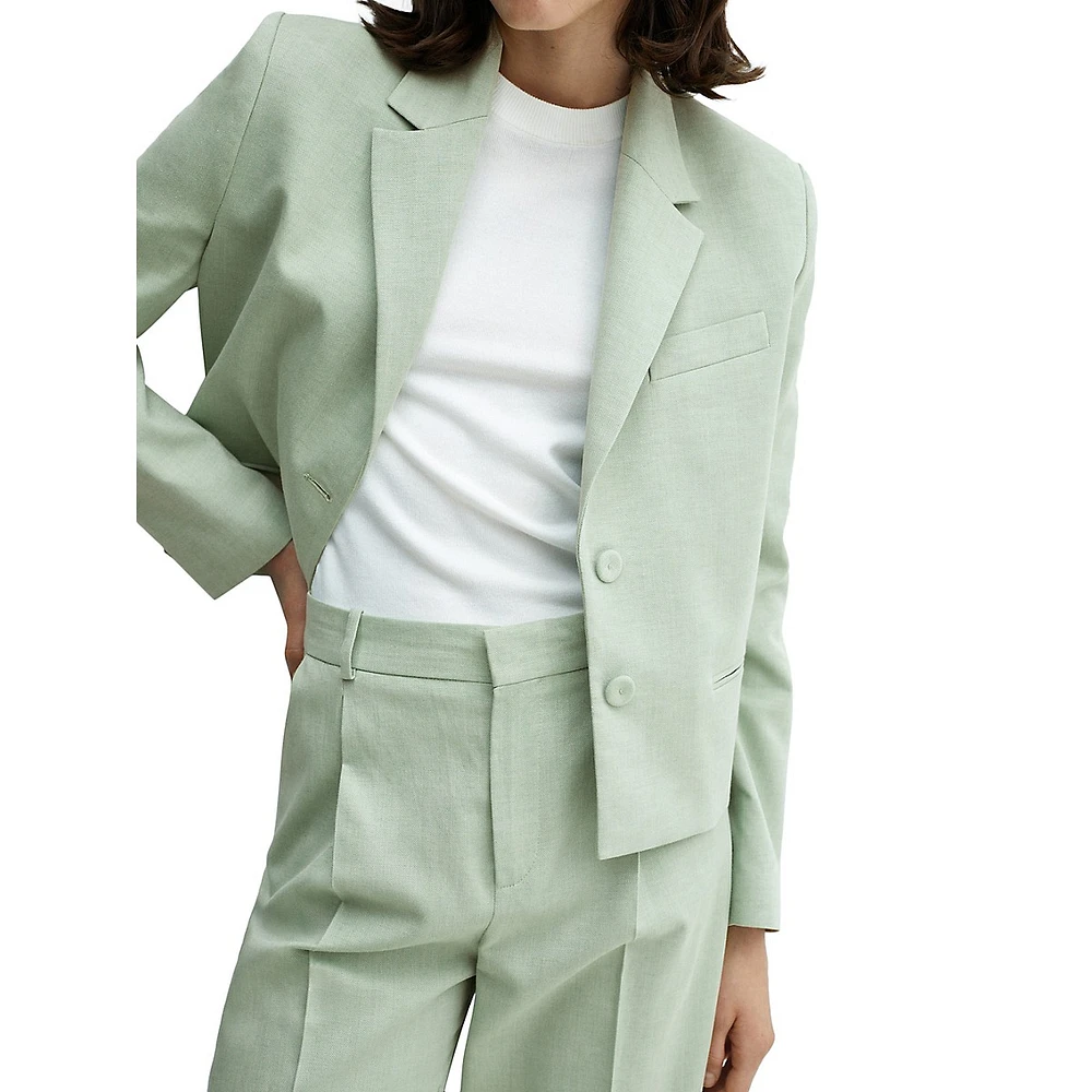 Cropped Blazer