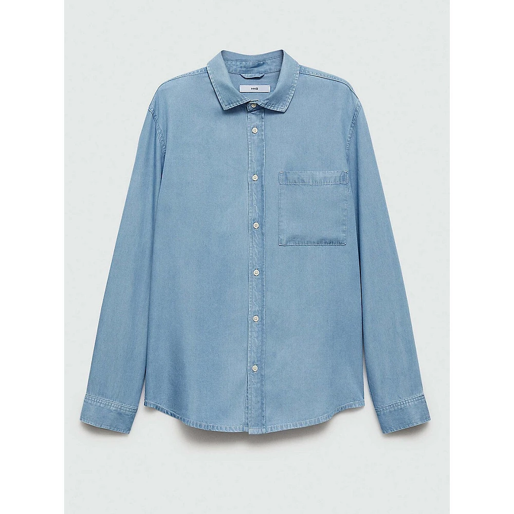 Tencel Chambray Pocket Shirt