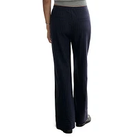 Fiocco Pinstriped Drawstring Wide-Leg Trousers