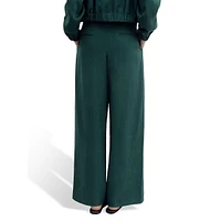 Robbie Belted & Pleated Dress Pants
