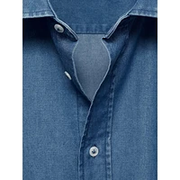 Slim-Fit Cotton Chambray Shirt