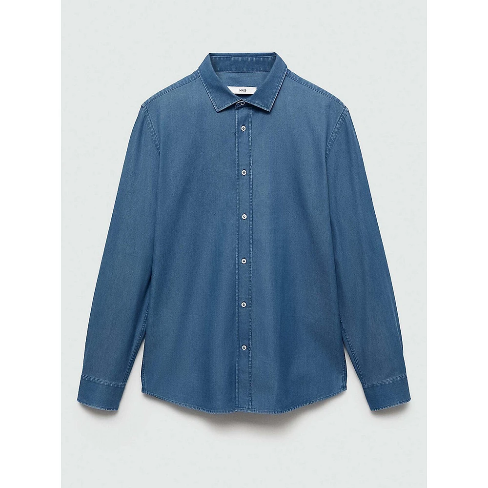 Slim-Fit Chambray Shirt