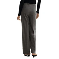 Fiocco Pinstriped Drawstring Wide-Leg Trousers