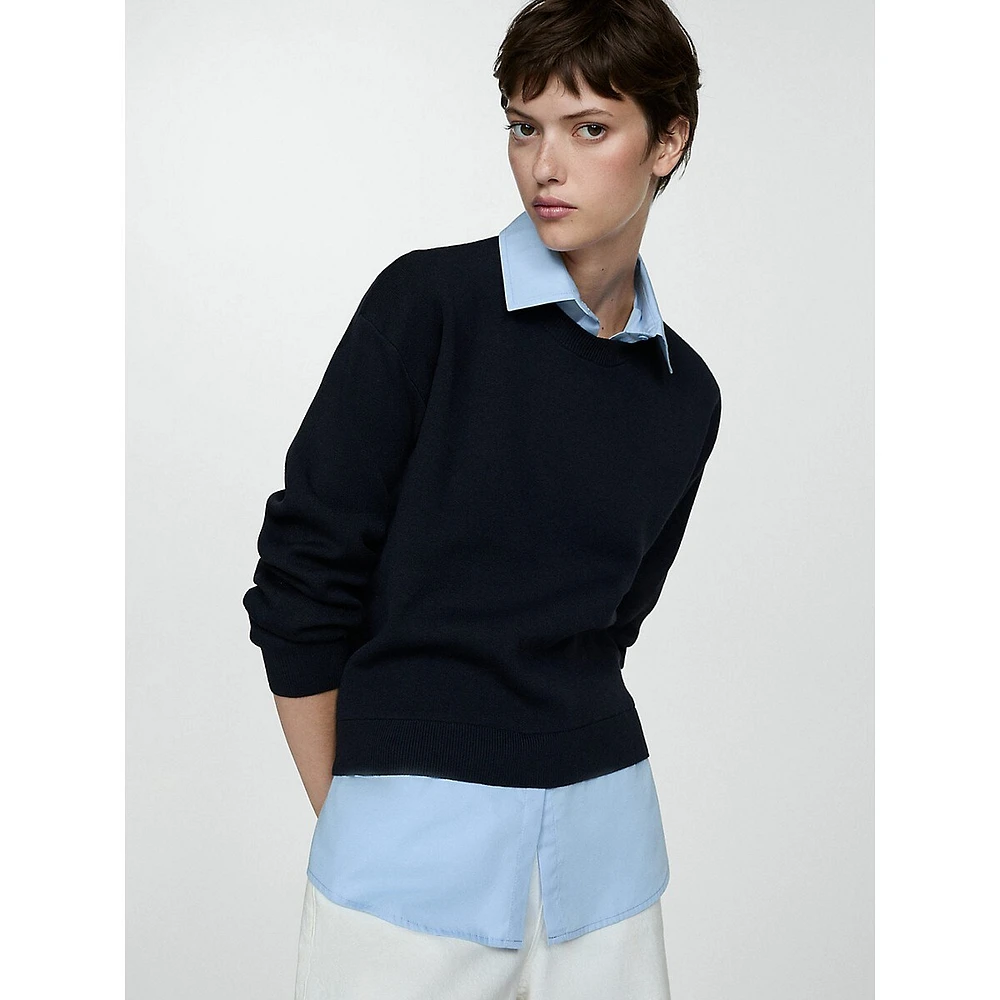 Fede Layered Shirt Sweater