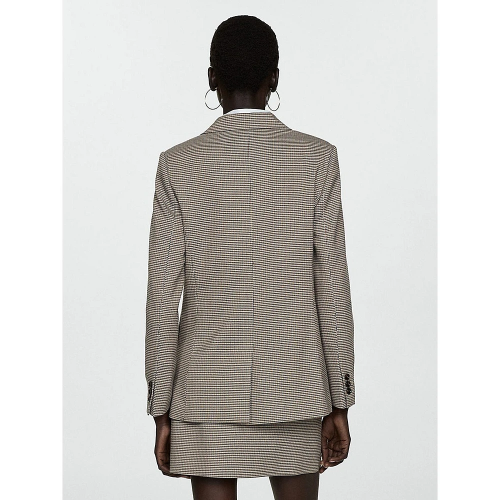 Americana Charlott Mini-Houndstooth Blazer