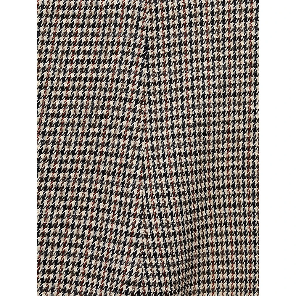 Charlott Mini-Houndstooth Mini Skirt