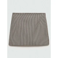 Charlott Mini-Houndstooth Mini Skirt