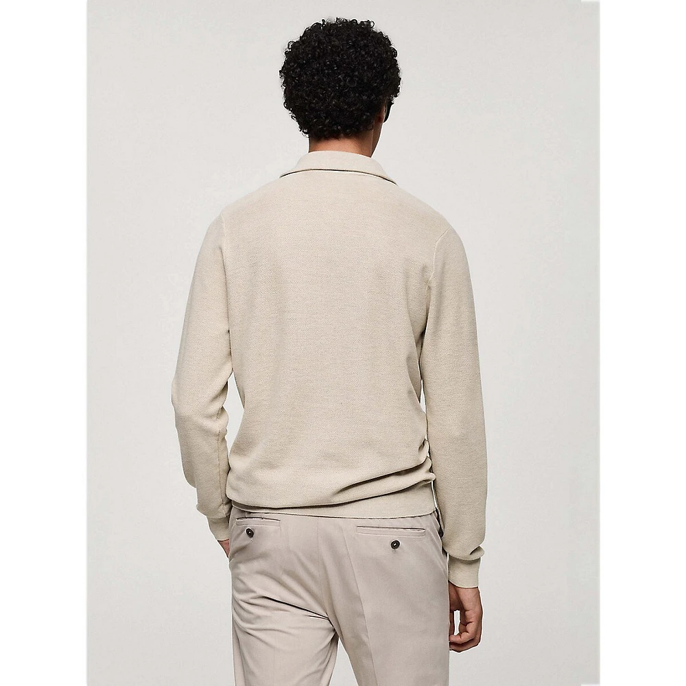 Tenp Quarter-Zip Polo Sweater