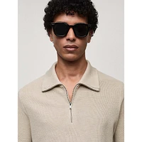 Tenp Quarter-Zip Polo Sweater