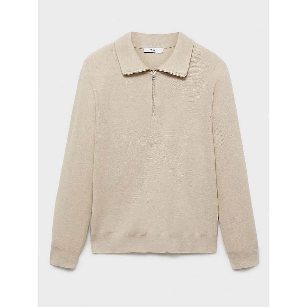 Tenp Quarter-Zip Polo Sweater