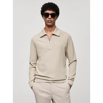 Tenp Quarter-Zip Polo Sweater