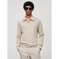 Tenp Quarter-Zip Polo Sweater