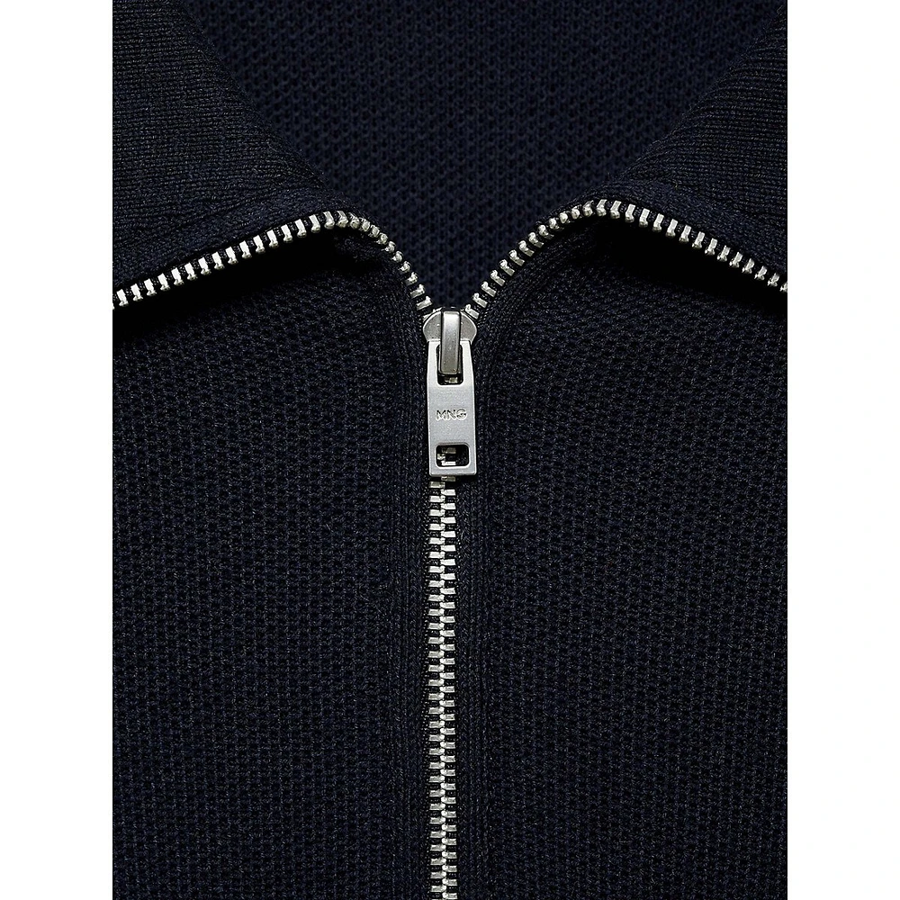 Tenp Quarter-Zip Polo Sweater