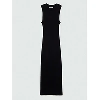 Fine Sleeveless Jersey Knit Maxi Dress