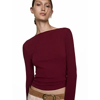 Lilobar Boat-Neck Sweater