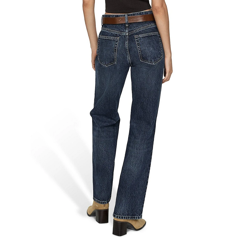 Cecilia Straight-Fit High-Rise Jeans