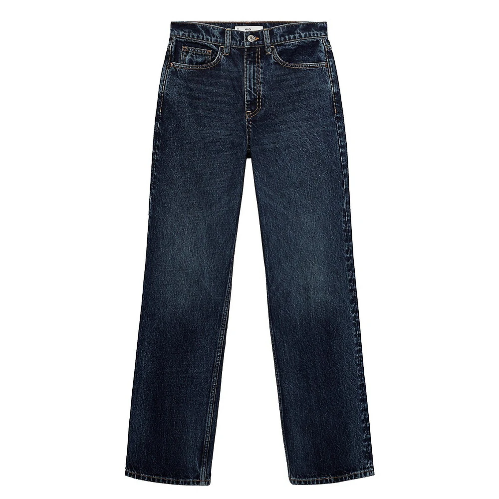 Cecilia Straight-Fit High-Rise Jeans