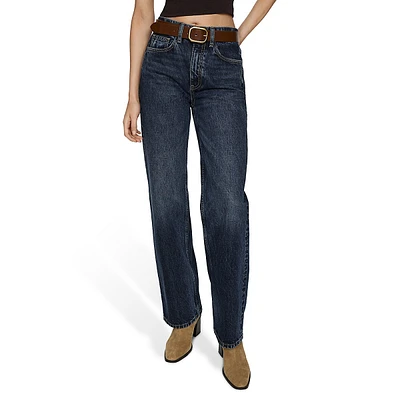 Cecilia Straight-Fit High-Rise Jeans