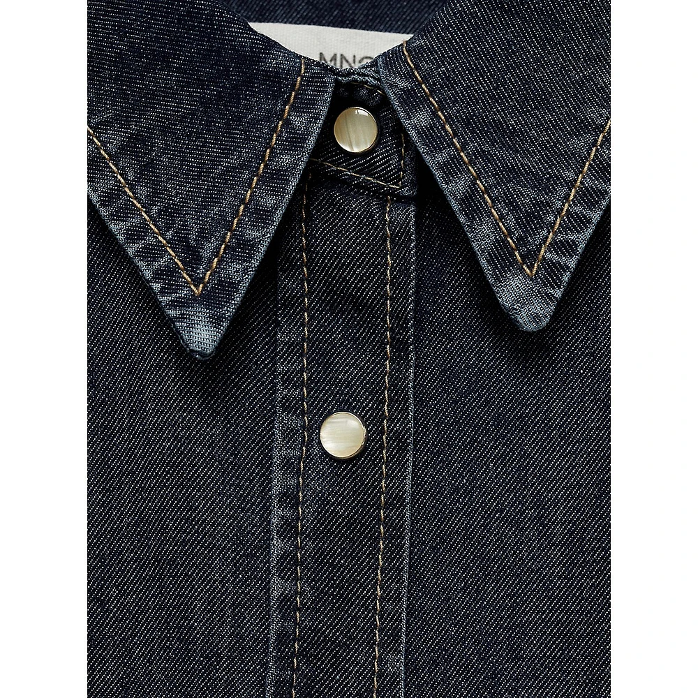 Rodeo Chest-Pocket Denim Shirt