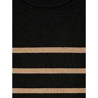 Luccapk Mockneck Shoulder-Button Sweater