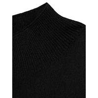 Mockneck Batwing Sweater