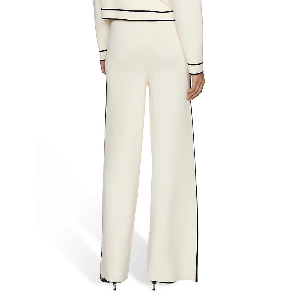Como Wide-Leg Knit Pants