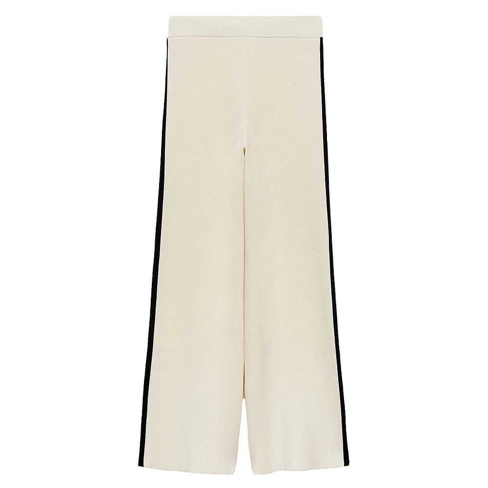 Como Wide-Leg Knit Pants