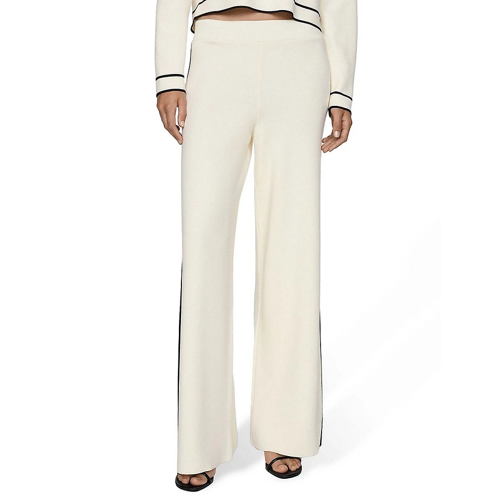 Como Wide-Leg Knit Pants