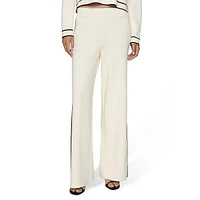 Como Wide-Leg Knit Pants