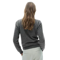 Nekko Rib-Trim Crewneck Sweater