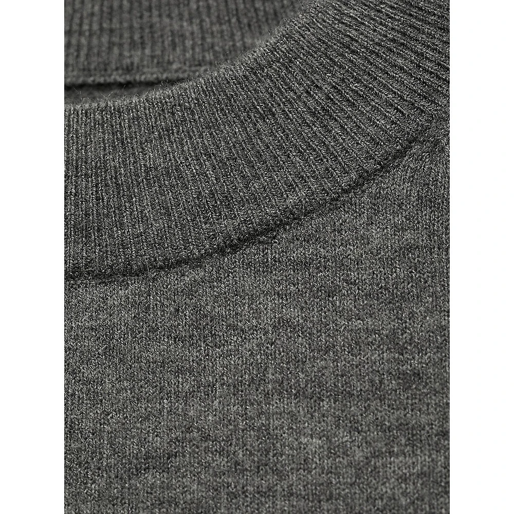 Nekko Rib-Trim Crewneck Sweater